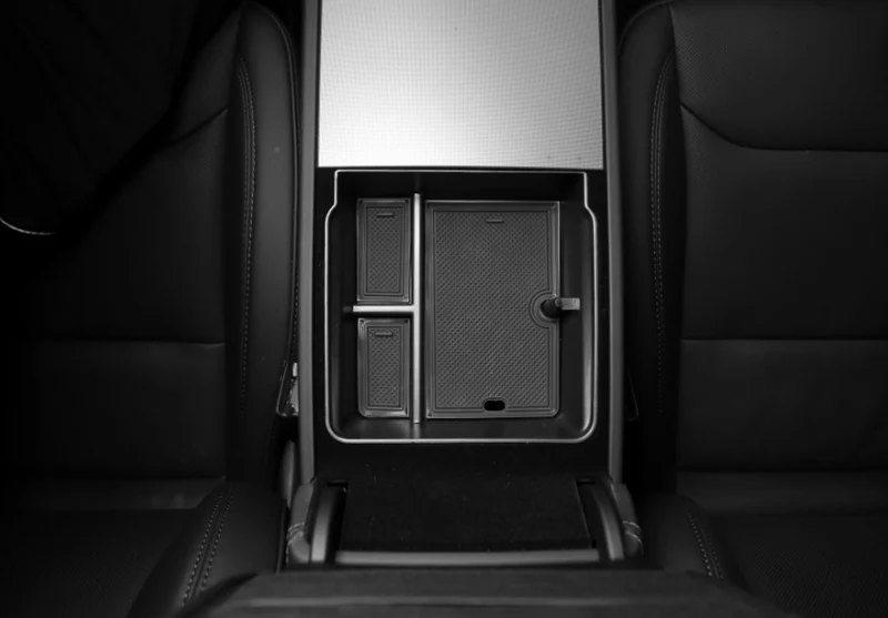 Förvaringslåda Armstöd Gummi Tesla Model Y Juniper / Model 3 Highland