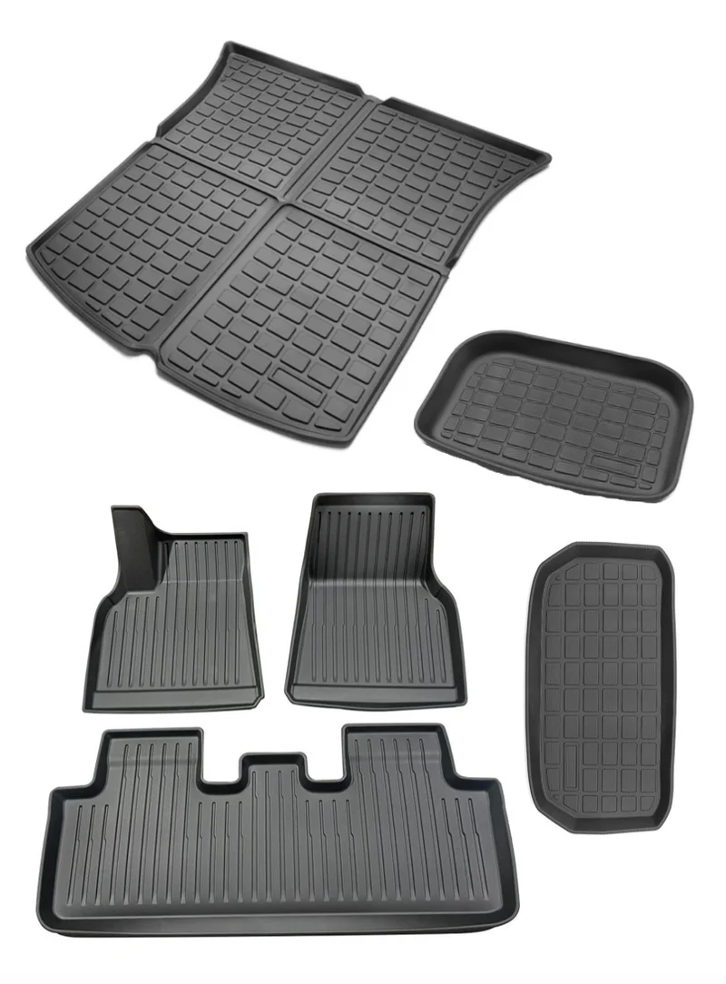 TPE Gummimattor Tesla Model Y - Paket L