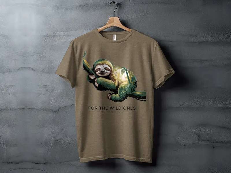 For the Wild Ones Sloth T-Shirt