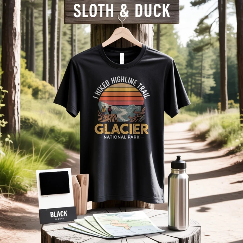 I Hiked Glacier National Park T-Shirt