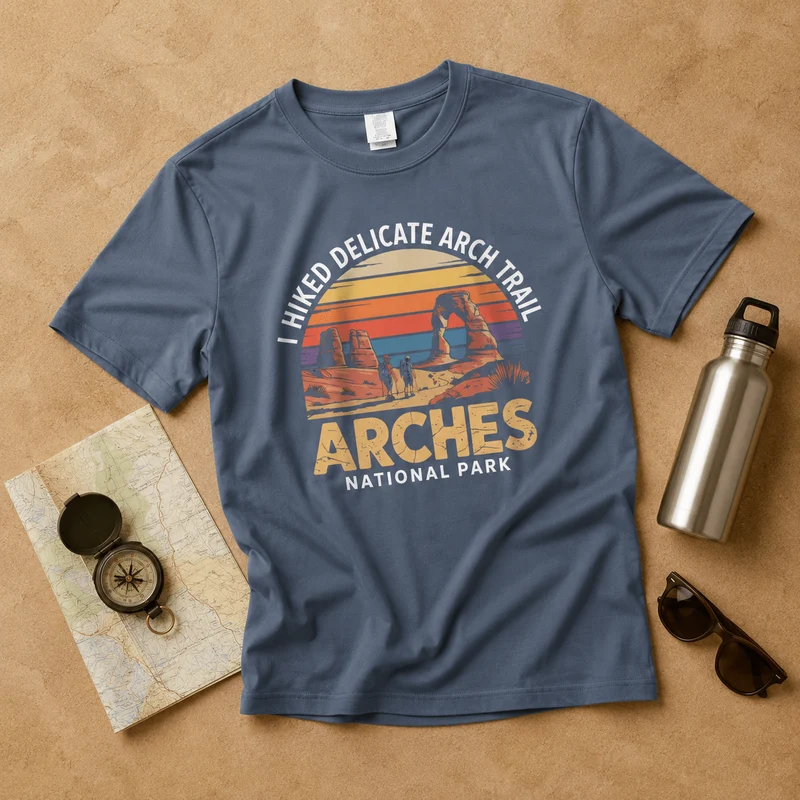 I Hiked Arches National Park T-Shirt