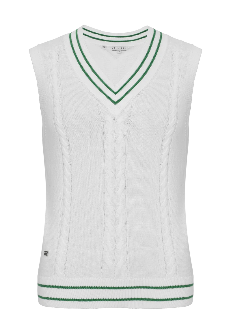 Cotton cable vest