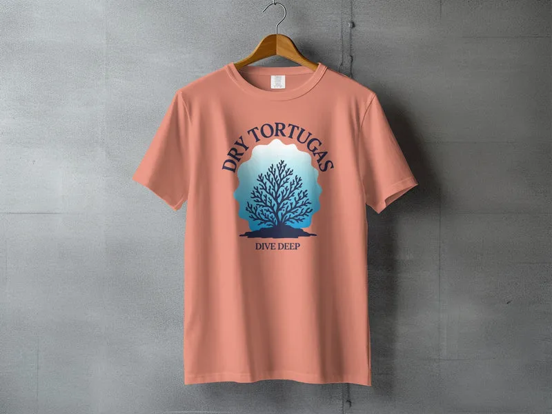 Dry Tortugas National Park Coral Depths T-Shirt