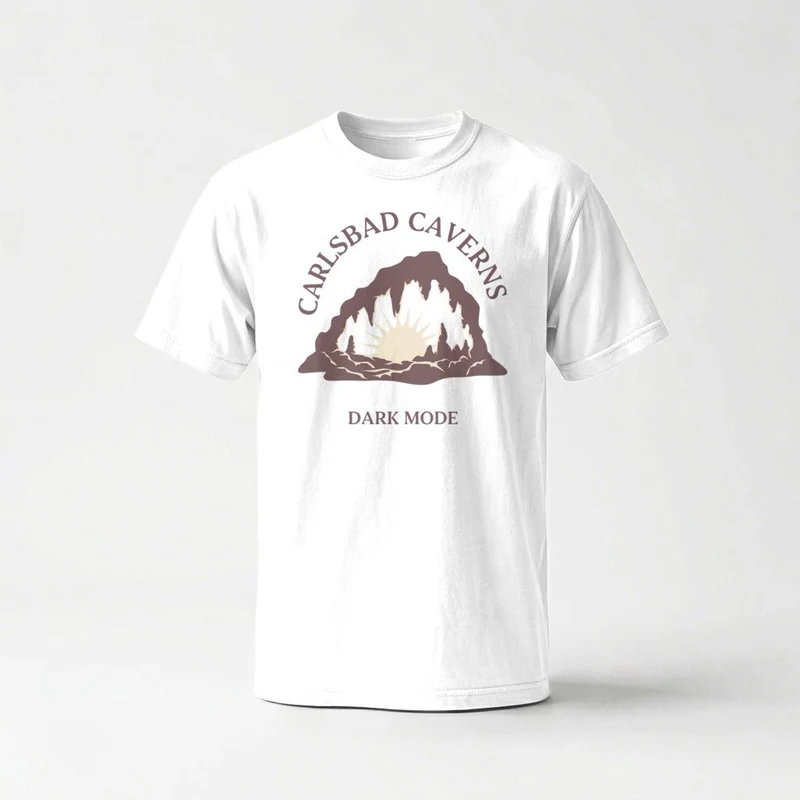 Carlsbad Caverns Dark Mode T-Shirt