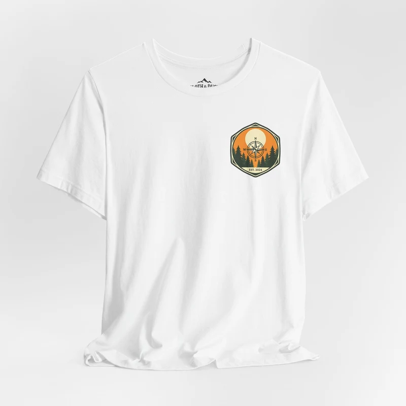 Into the Woods I Go Tee — Premium Vintage Mountain Graphic Shirt