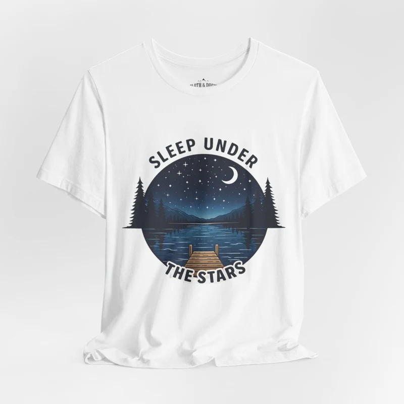 Sleep Under the Stars Camping T-Shirt
